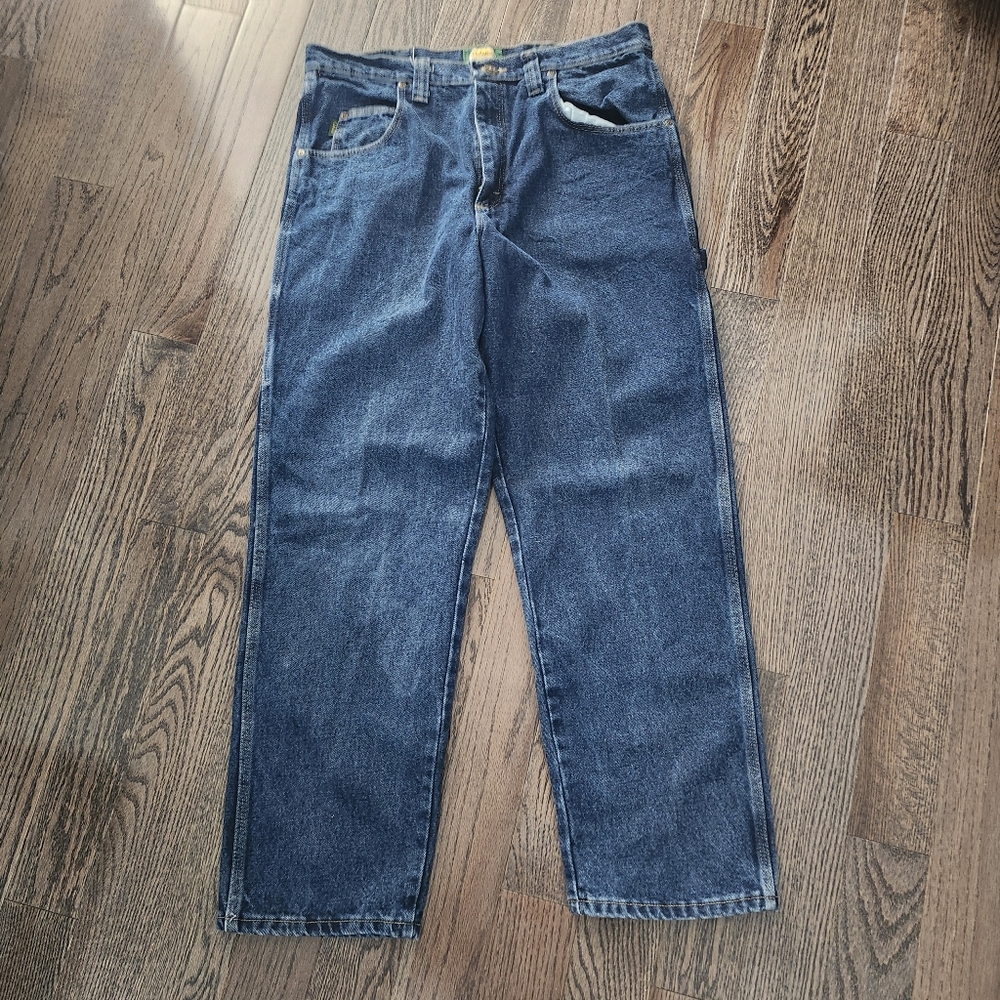 CABELAS Men's Carpenters Painters Utility Workwear Denim Jeans Size 34x30 Casual